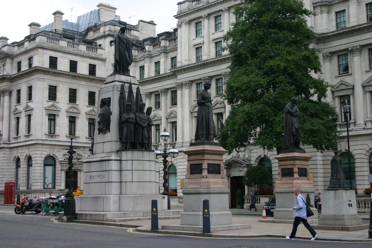 Florence Nightingale, Crimean War Memorial, London - 01.JPG